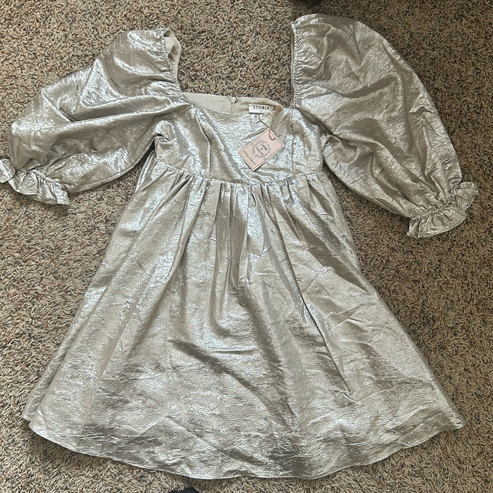Storia Champagne Mini Dress